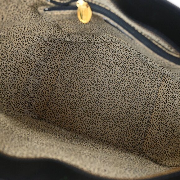 Cartier Black Leather Panthere 2way Tote Handbag - Picture 8 of 12